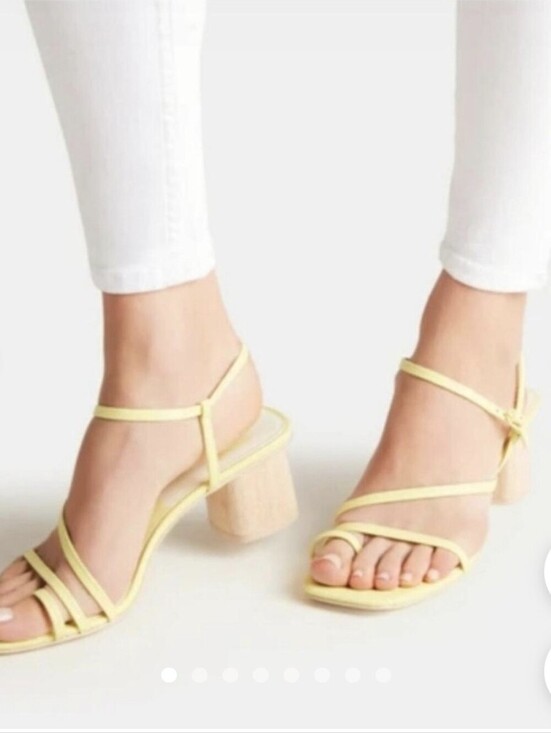 Dolce Vita Shoes - Dolce Vita Banita Sandals Women's US 9 Yellow Ankle Strap Block Heel  sv22